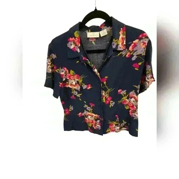 Vintage Susan Bristol Floral Button Down  Shirt and skirt set - Picture 7 of 12